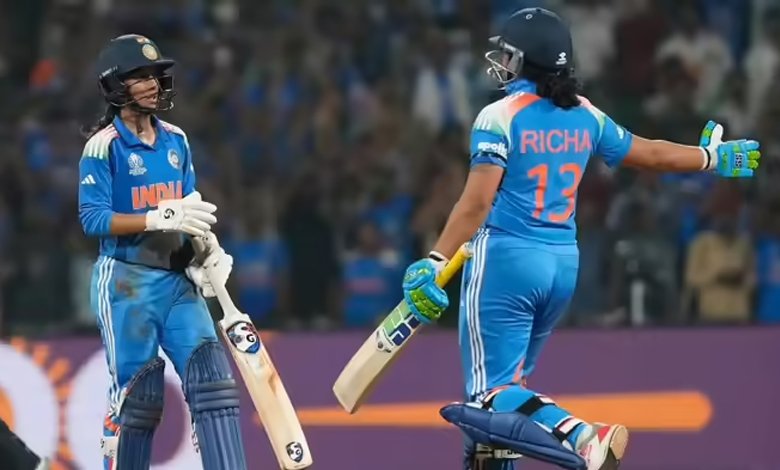 IND W vs AUS W Highlights: India Breaks Australia’s Dominance to Enter Women’s World Cup Final with Record Chase