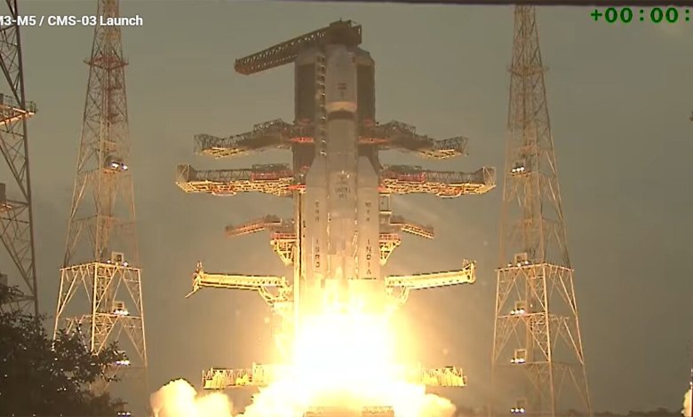Historic Moment for India! ISRO’s ‘Bahubali’ Rocket Launches 4410 kg CMS-03 Satellite